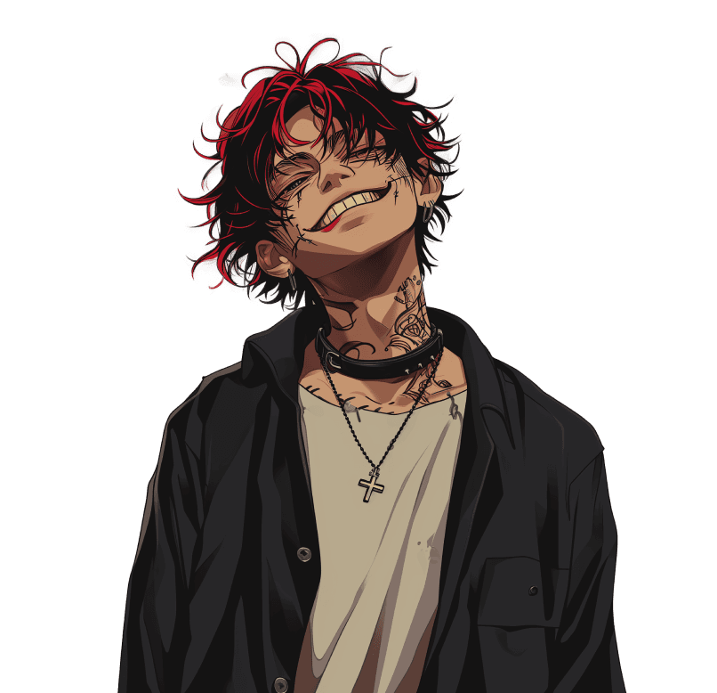Edgy character illustration